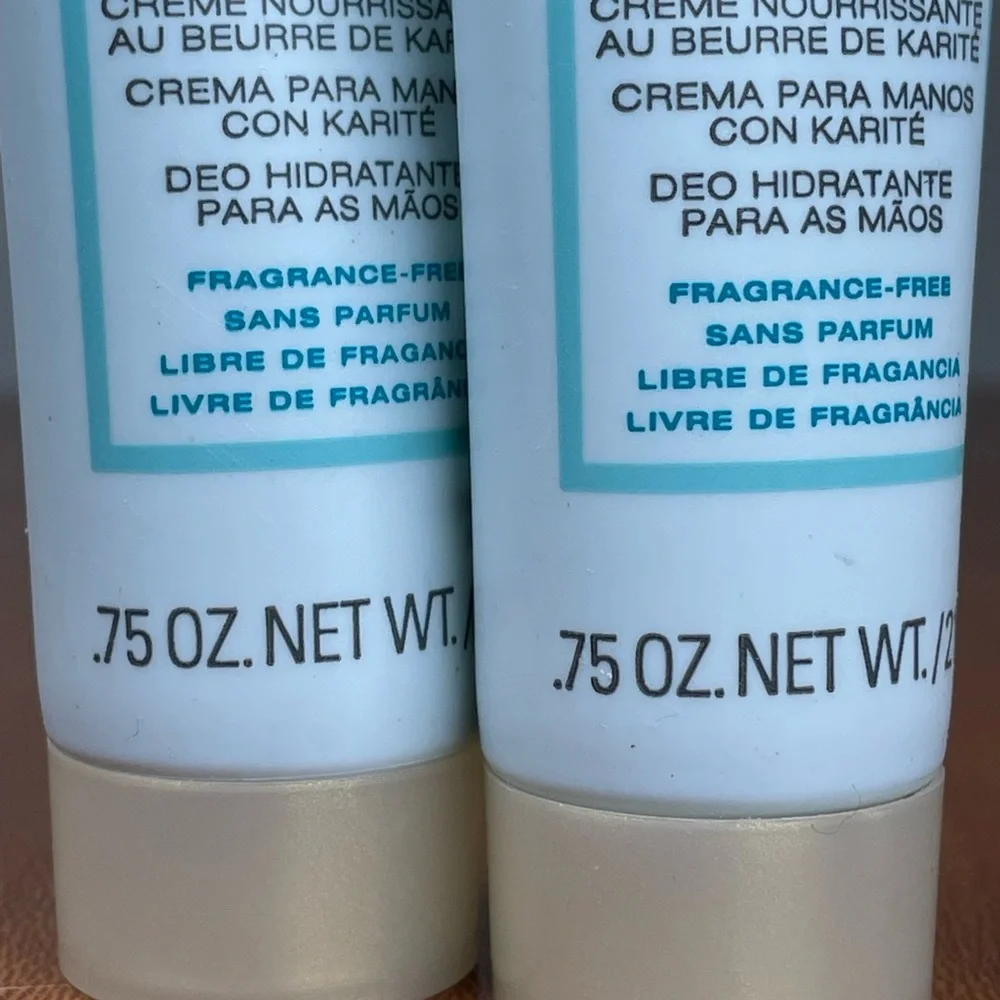 Mary Kay Lot of 2 Satin Hands NOURISHING SHEA CREAM Fragrance Free 0.75 oz.